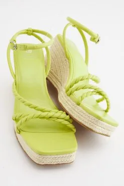 Next Forever Comfort® Twist Strap Detail Square Toe Wedge Sandals -Women's Shirts & Blouses Sales C38 740s9