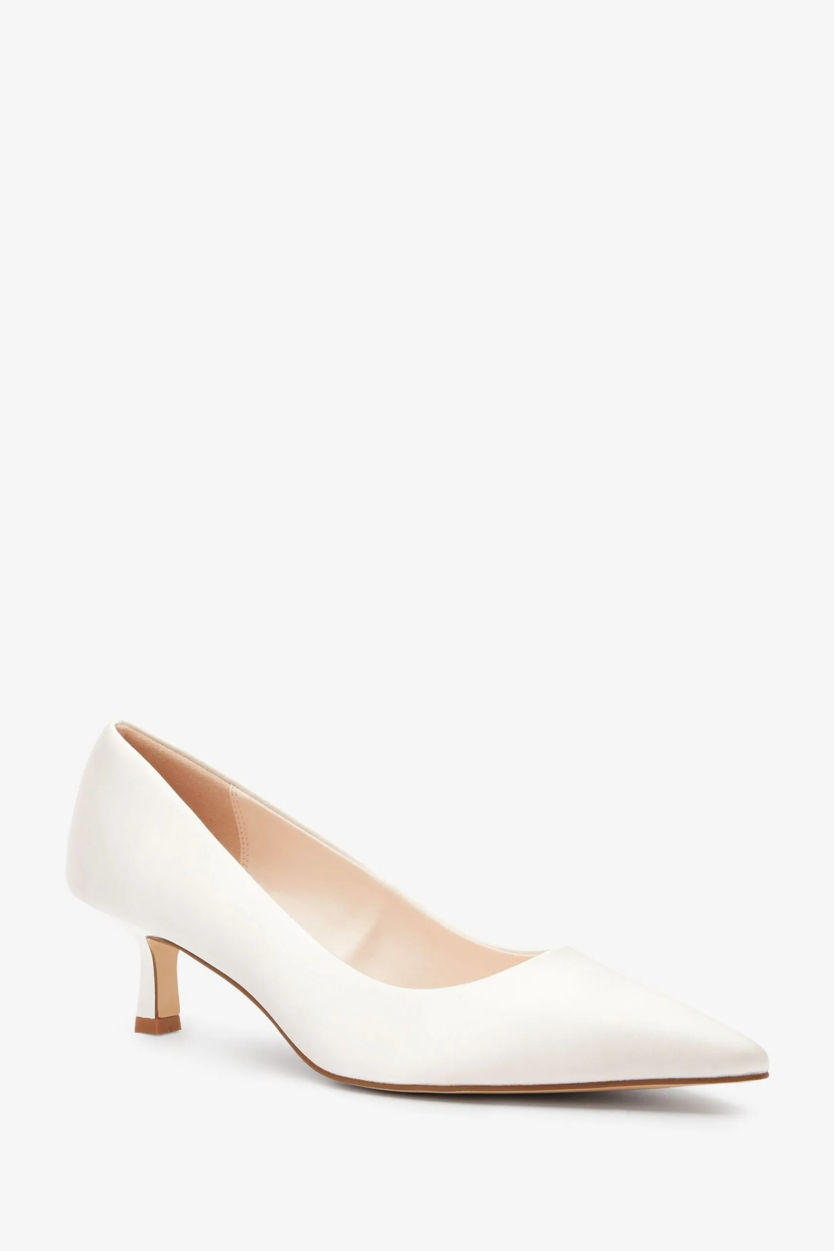 Next Ivory White Forever Comfort® Wedding Low Point Court Bridal Shoes 7 Next Ivory White Forever Comfort® Wedding Low Point Court Bridal Shoes - Image 5