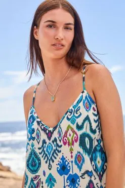 Next Racer Back V-Neck Midi Slip Summer Dress -Women's Shirts & Blouses Sales C39 724s3