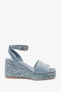 Next Forever Comfort® Leather Raffia High Wedges -Women's Shirts & Blouses Sales C41 687s4