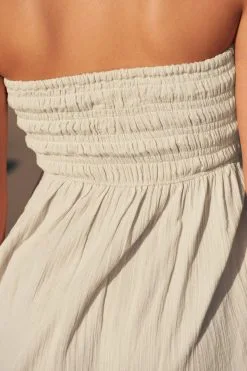 Next Bandeau Cut-Out Midi Summer Dress -Women's Shirts & Blouses Sales C43 000s5