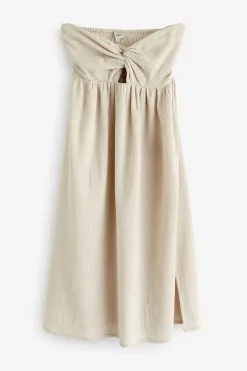 Next Bandeau Cut-Out Midi Summer Dress -Women's Shirts & Blouses Sales C43 000s6