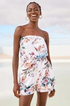 Next Bandeau Boobtube Playsuit