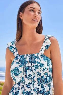 Next Frill Strap Playsuit -Women's Shirts & Blouses Sales C43 457s4