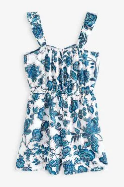 Next Frill Strap Playsuit -Women's Shirts & Blouses Sales C43 457s5