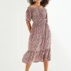 Next Off Shoulder Midi Summer Dress -Women's Shirts & Blouses Sales C43 925s