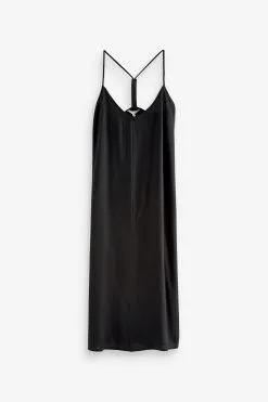 Next Racer Back V-Neck Midi Slip Summer Dress -Women's Shirts & Blouses Sales C45 354s5