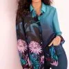 Next Long Sleeve Print Sheer Shirt -Women's Shirts & Blouses Sales C46 106s