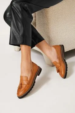 Next Forever Comfort® Leather Tassel Chunky Loafer Shoes