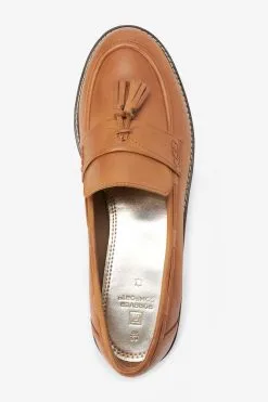 Next Forever Comfort® Leather Tassel Chunky Loafer Shoes -Women's Shirts & Blouses Sales C48 339s5