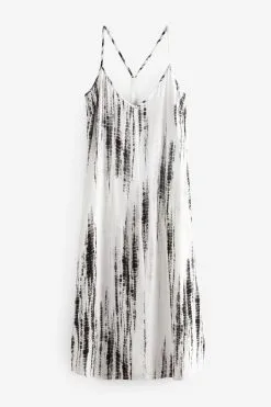 Next Racer Back V-Neck Midi Slip Summer Dress -Women's Shirts & Blouses Sales C50 852s6