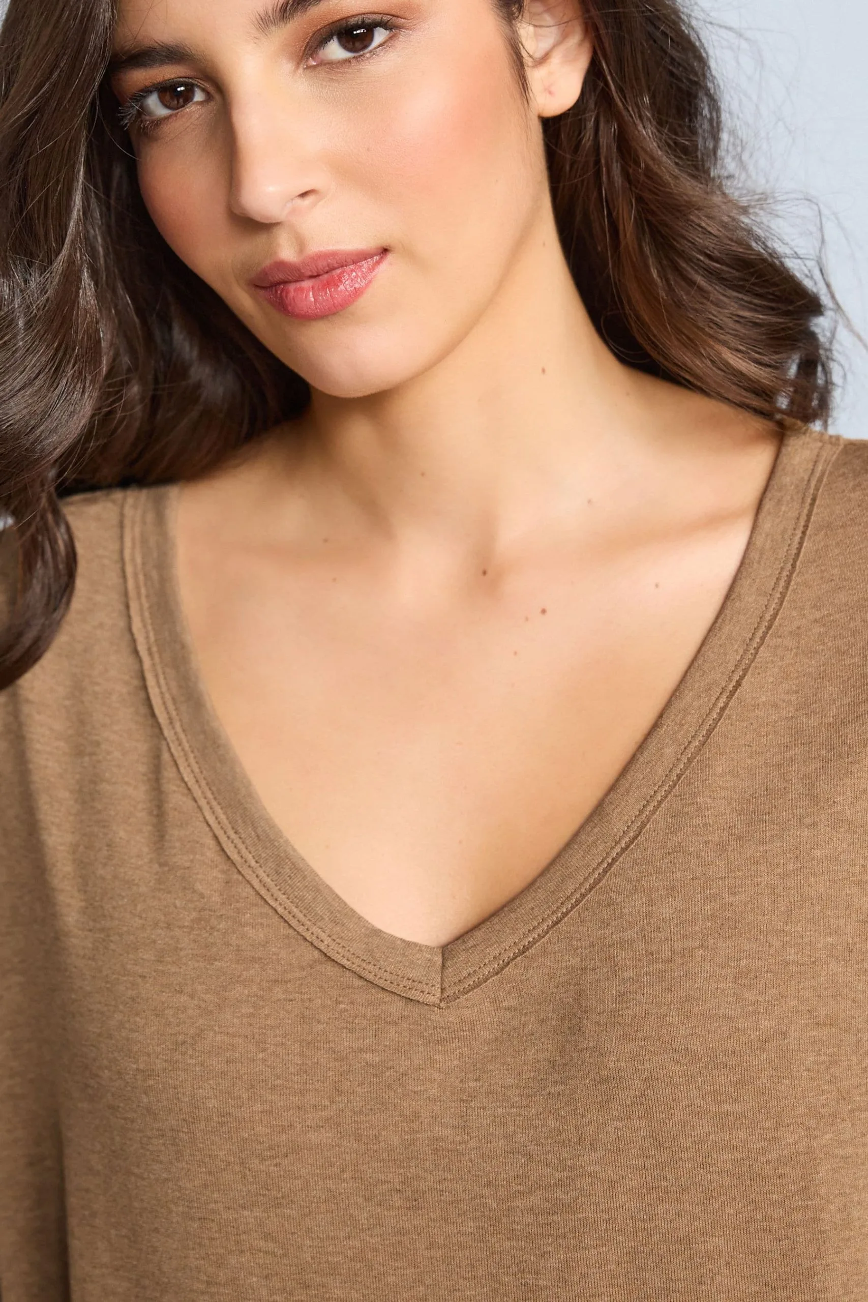 Next Raw Edge V-Neck Long Sleeve Top 6 Next Raw Edge V-Neck Long Sleeve Top - Image 4