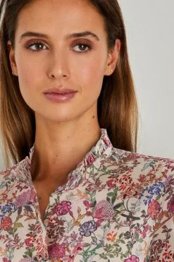 Next Long Sleeve Ruffle Neck Signature Cotton Shirt 11 Next Long Sleeve Ruffle Neck Signature Cotton Shirt -Women's Shirts & Blouses Sales C51 054s4