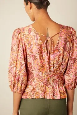 Next Print Pintuck Detail Blouse -Women's Shirts & Blouses Sales C51 158s3