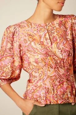 Next Print Pintuck Detail Blouse -Women's Shirts & Blouses Sales C51 158s4