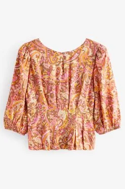 Next Print Pintuck Detail Blouse -Women's Shirts & Blouses Sales C51 158s5