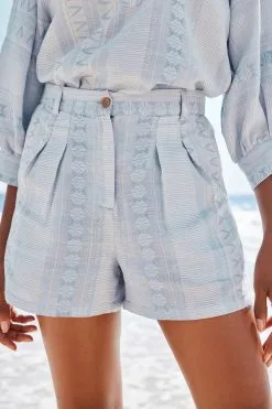 Next Jacquard Cotton Blend Shorts 10 Next Jacquard Cotton Blend Shorts -Women's Shirts & Blouses Sales C51 347s4