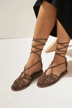 Next Forever Comfort Wrap Huarache Flats