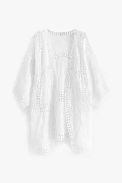 Next Crochet Longline Cover-Up -Women's Shirts & Blouses Sales C54 296s5