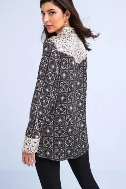 Next Western Style Long Sleeve Shirt -Women's Shirts & Blouses Sales C54 569s4