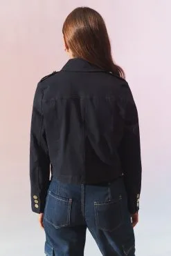 Next Navy Blue Smart Cropped Jacket 10 Next Navy Blue Smart Cropped Jacket -Women's Shirts & Blouses Sales C56 205s3