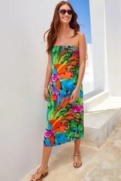 Next Halterneck Midi Coverup Summer Dress -Women's Shirts & Blouses Sales C58 093s3