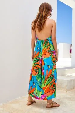 Next Halterneck Midi Coverup Summer Dress -Women's Shirts & Blouses Sales C58 093s4