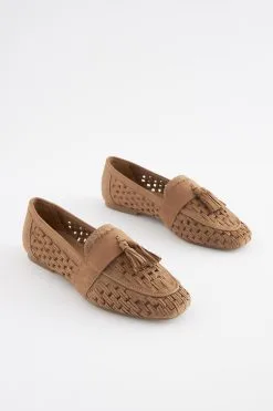 Next Forever Comfort® Leather Weave Loafers