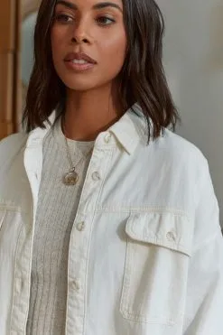 Next Oversized Denim Shirt -Women's Shirts & Blouses Sales C59 158s4