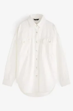 Next Oversized Denim Shirt -Women's Shirts & Blouses Sales C59158s5