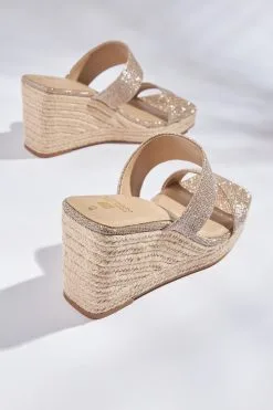 Next Shimmer Forever Comfort® Espadrille Mule Wedges -Women's Shirts & Blouses Sales C60828s3