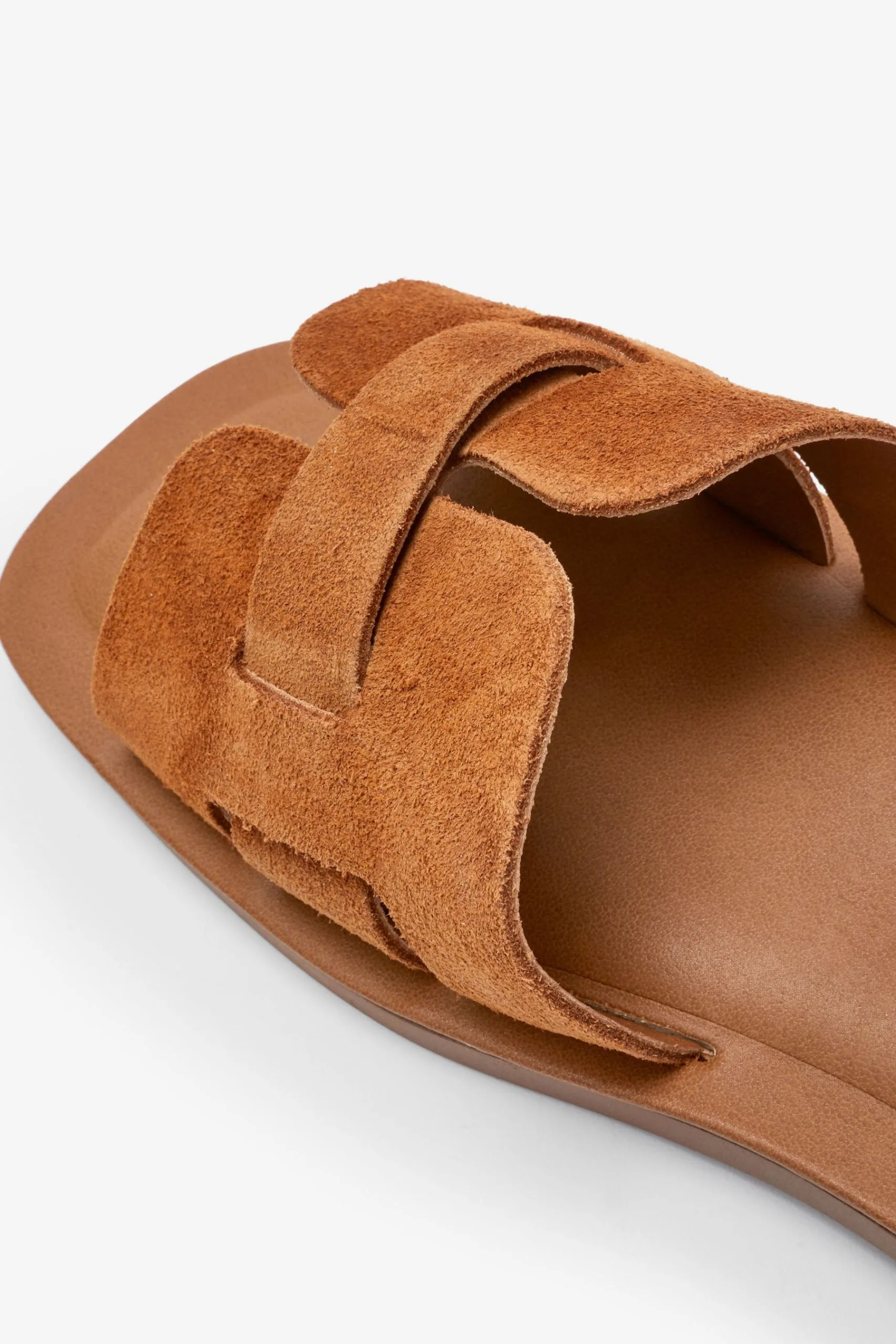 Next Forever Comfort® Leather Mule Flat Sandals 8 Next Forever Comfort® Leather Mule Flat Sandals - Image 6
