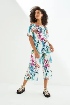 Next Off Shoulder Jumpsuit