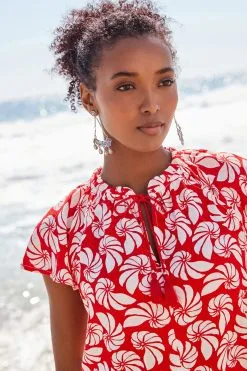 Next Capped Sleeve V-Neck Top With Linen 11 Next Capped Sleeve V-Neck Top With Linen -Women's Shirts & Blouses Sales C63 039s4