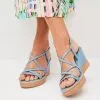 Next Forever Comfort Leather Asymmetric Strappy Wedges