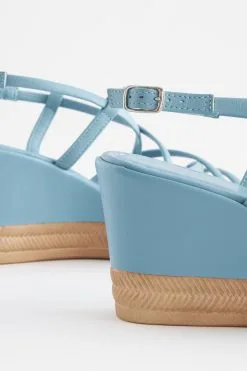 Next Forever Comfort Leather Asymmetric Strappy Wedges -Women's Shirts & Blouses Sales C67492s5