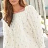 Next Off The Shoulder Square Neck Long Sleeve Top -Women's Shirts & Blouses Sales C68 608s