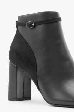 Next Black Forever Comfort® Peep Toe Block Heel Shoe Boots -Women's Shirts & Blouses Sales C69267s5