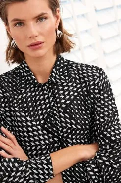 Next Long Sleeved Texture Shirt -Women's Shirts & Blouses Sales C71 099s4