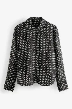 Next Long Sleeved Texture Shirt -Women's Shirts & Blouses Sales C71 099s5