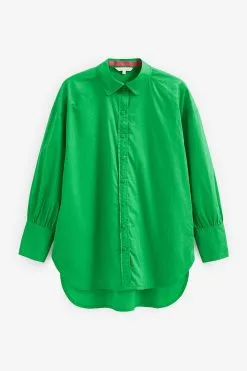 Next Oversized Long Sleeve Cotton Shirt -Women's Shirts & Blouses Sales C71 156s6