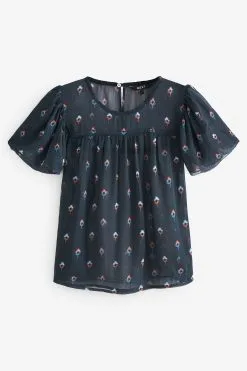 Next Flutter Short Sleeve Top -Women's Shirts & Blouses Sales C71 874s5