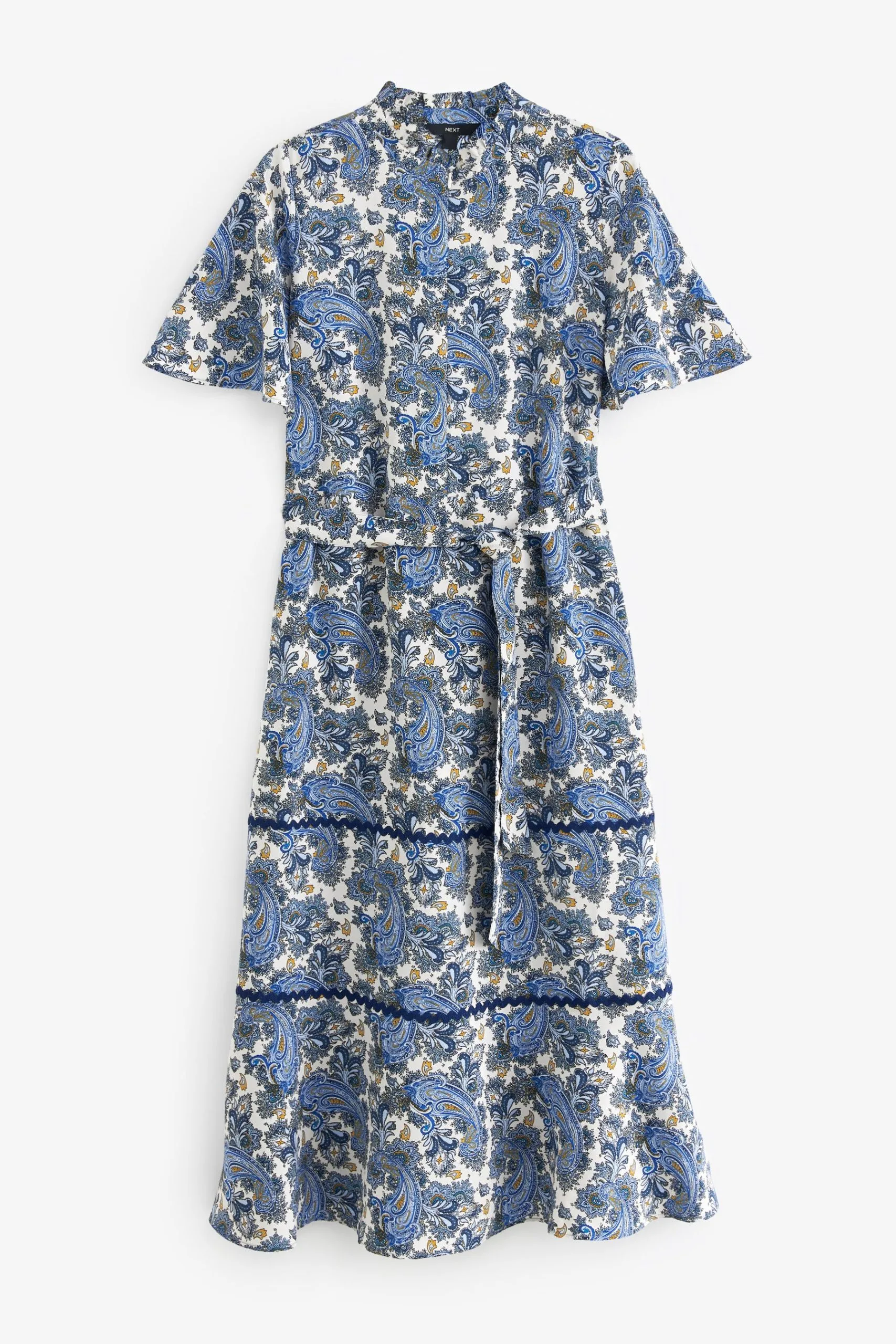 Next Zip Neck Midi Dress 7 Next Zip Neck Midi Dress - Image 5