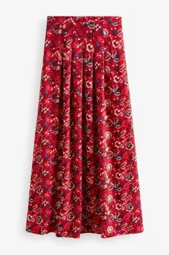 Next Pleat Front Detail Maxi Skirt -Women's Shirts & Blouses Sales C72475s5