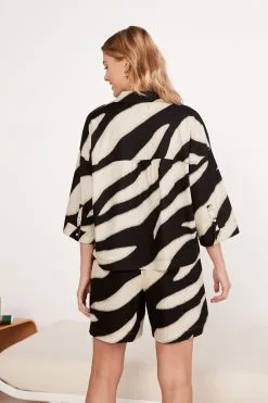 Next Linen Blend Button Through Top -Women's Shirts & Blouses Sales C73782s2