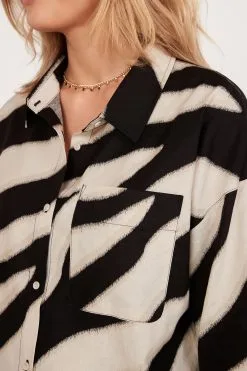 Next Linen Blend Button Through Top -Women's Shirts & Blouses Sales C73782s3