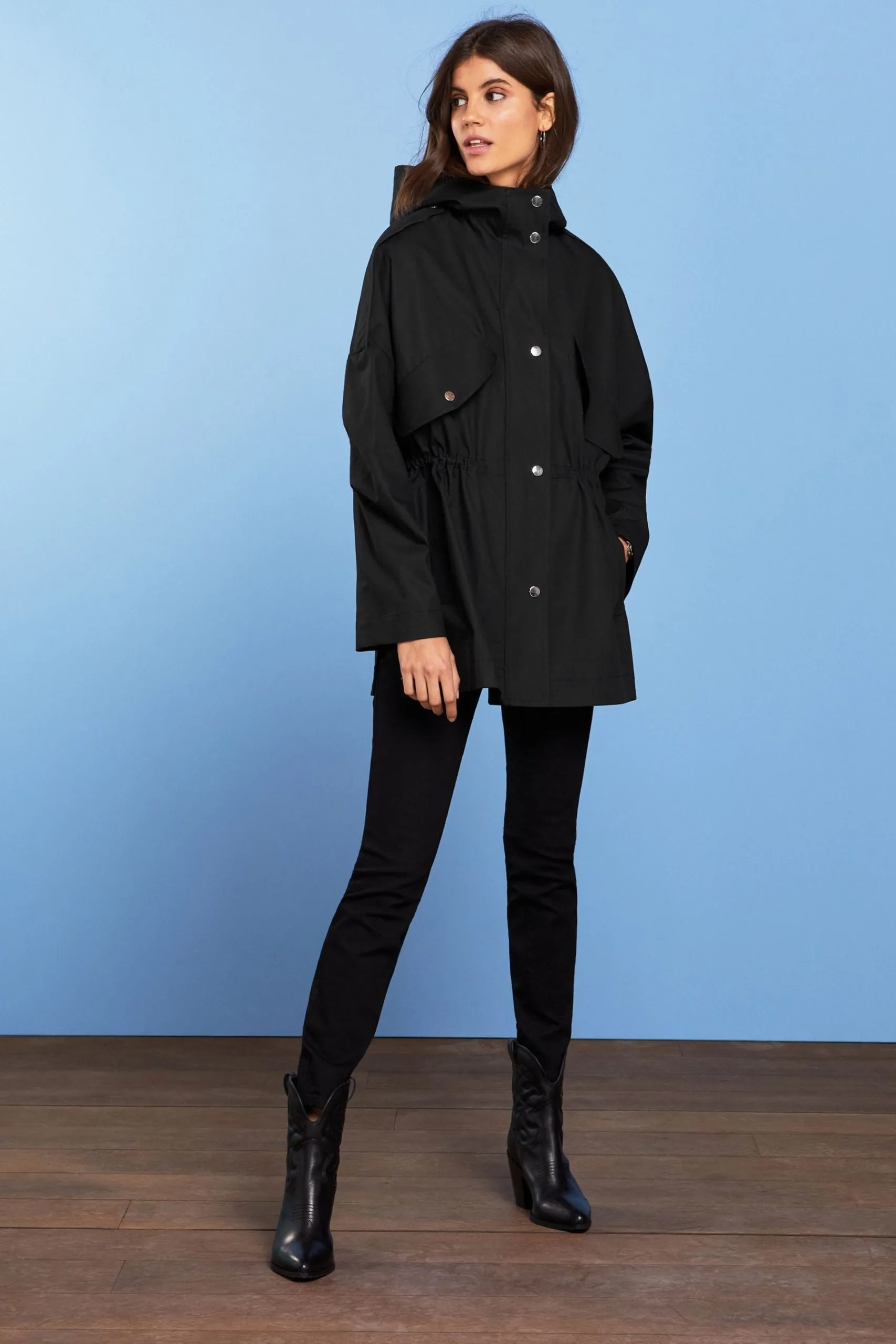 Next Utility Rain Mac With Adjustable Waist 4 Next Utility Rain Mac With Adjustable Waist - Image 2