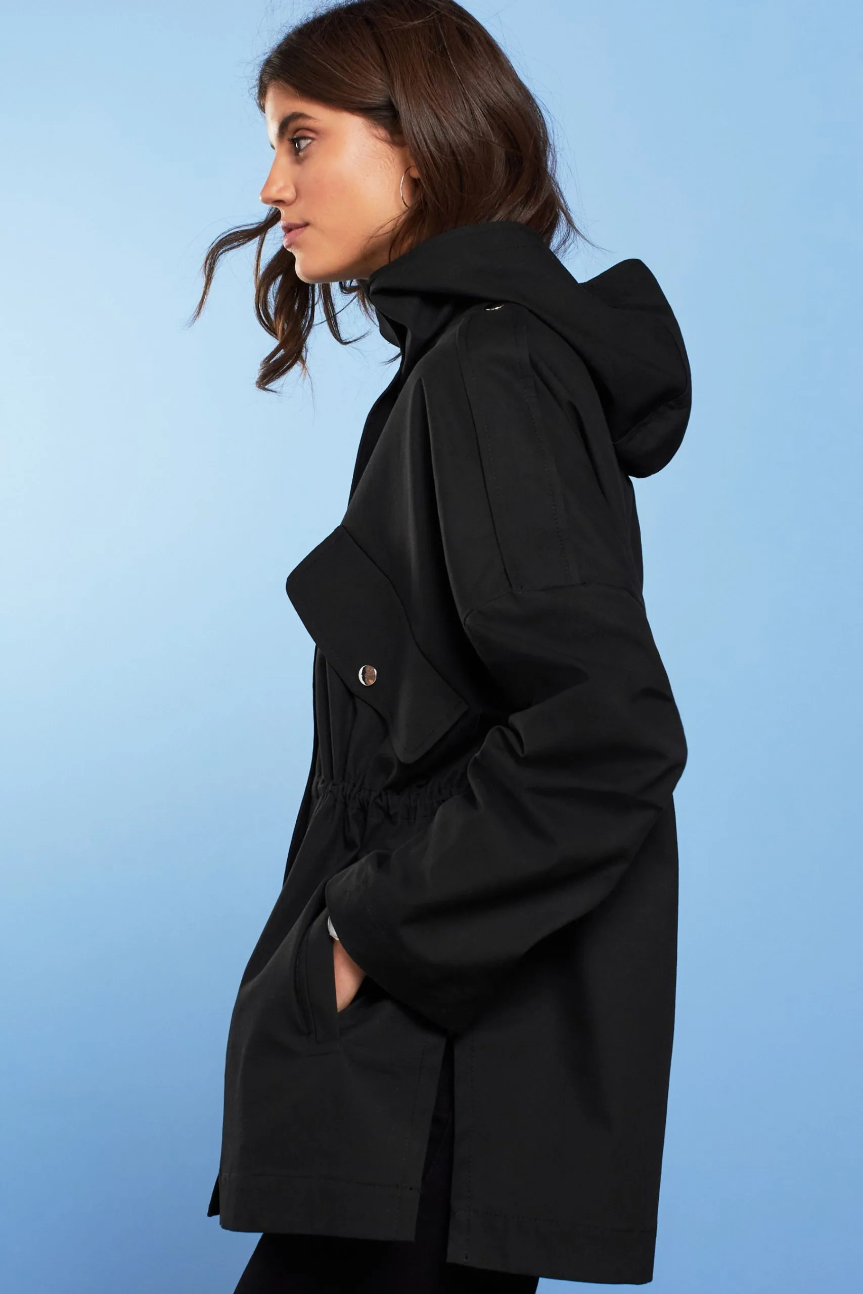 Next Utility Rain Mac With Adjustable Waist 6 Next Utility Rain Mac With Adjustable Waist - Image 4