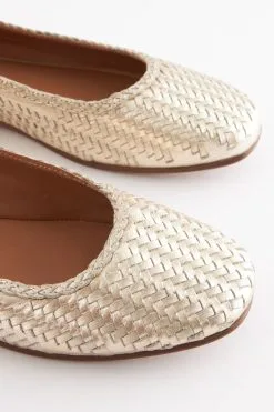 Next Forever Comfort Leather Weave Ballerina Shoes -Women's Shirts & Blouses Sales C74238s5