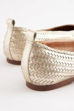 Next Forever Comfort Leather Weave Ballerina Shoes -Women's Shirts & Blouses Sales C74238s6